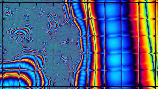 Abstract Computergegenereerd Fractaal Ontwerp Een Fractal Een Nooit Eindigend Patroon — Stockvideo