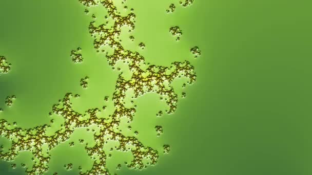 Resumo Design Fractal Gerado Por Computador Fractal Padrão Interminável Fractais — Vídeo de Stock