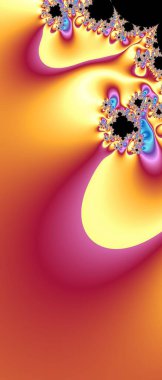 Soyut Bilgisayar Fraktal Tasarımı. Fraktal hiç bitmeyen bir desen. Fraktallar, farklı ölçeklerde kendine benzeyen sonsuz derecede karmaşık kalıplardır.