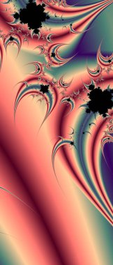 Soyut Bilgisayar Fraktal Tasarımı. Fraktal hiç bitmeyen bir desen. Fraktallar, farklı ölçeklerde kendine benzeyen sonsuz derecede karmaşık kalıplardır.