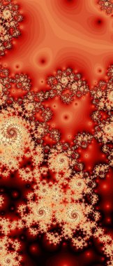 Soyut Bilgisayar Fraktal Tasarımı. Fraktal hiç bitmeyen bir desen. Fraktallar, farklı ölçeklerde kendine benzeyen sonsuz derecede karmaşık kalıplardır.