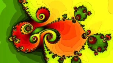 Soyut Bilgisayar Fraktal Tasarımı. Fraktal hiç bitmeyen bir desen. Fraktallar, farklı ölçeklerde kendine benzeyen sonsuz derecede karmaşık kalıplardır.