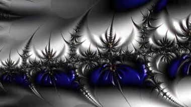 Soyut Bilgisayar Fraktal Tasarımı. Fraktal hiç bitmeyen bir desen. Fraktallar, farklı ölçeklerde kendine benzeyen sonsuz derecede karmaşık kalıplardır.