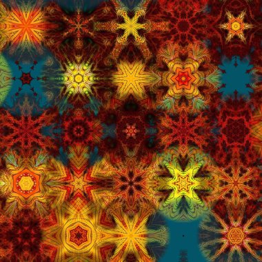 Soyut Bilgisayar Fraktal Tasarımı. Fraktal hiç bitmeyen bir desen. Fraktallar, farklı ölçeklerde kendine benzeyen sonsuz derecede karmaşık kalıplardır.