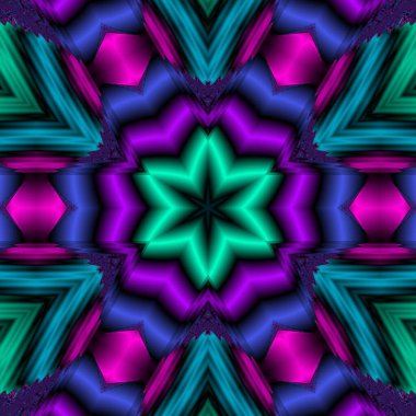 Soyut Bilgisayar Fraktal Tasarımı. Fraktal hiç bitmeyen bir desen. Fraktallar, farklı ölçeklerde kendine benzeyen sonsuz derecede karmaşık kalıplardır.