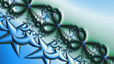 Soyut Bilgisayar Fraktal Tasarımı. Fraktal hiç bitmeyen bir desen. Fraktallar, farklı ölçeklerde kendine benzeyen sonsuz derecede karmaşık kalıplardır.