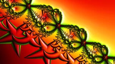 Soyut Bilgisayar Fraktal Tasarımı. Fraktal hiç bitmeyen bir desen. Fraktallar, farklı ölçeklerde kendine benzeyen sonsuz derecede karmaşık kalıplardır.