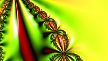 Soyut Bilgisayar Fraktal Tasarımı. Fraktal hiç bitmeyen bir desen. Fraktallar, farklı ölçeklerde kendine benzeyen sonsuz derecede karmaşık kalıplardır.