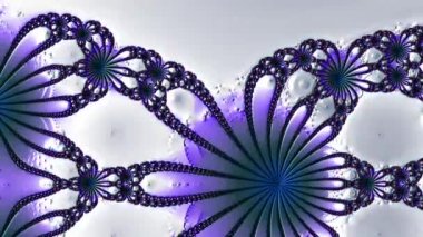 Soyut Bilgisayar Fraktal Tasarımı. Fraktal hiç bitmeyen bir desen. Fraktallar, farklı ölçeklerde kendine benzeyen sonsuz derecede karmaşık kalıplardır.