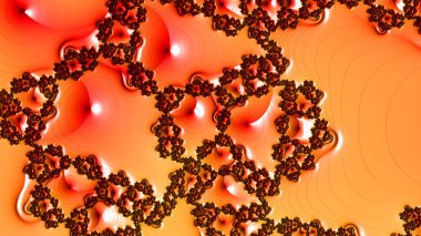 Soyut Bilgisayar Fraktal Tasarımı. Fraktal hiç bitmeyen bir desen. Fraktallar, farklı ölçeklerde kendine benzeyen sonsuz derecede karmaşık kalıplardır.