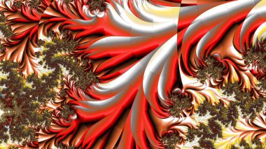 Soyut Bilgisayar Fraktal Tasarımı. Fraktal hiç bitmeyen bir desen. Fraktallar, farklı ölçeklerde kendine benzeyen sonsuz derecede karmaşık kalıplardır.