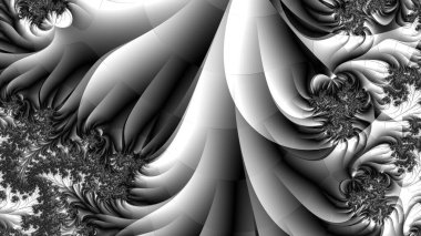 Soyut Bilgisayar Fraktal Tasarımı. Fraktal hiç bitmeyen bir desen. Fraktallar, farklı ölçeklerde kendine benzeyen sonsuz derecede karmaşık kalıplardır.