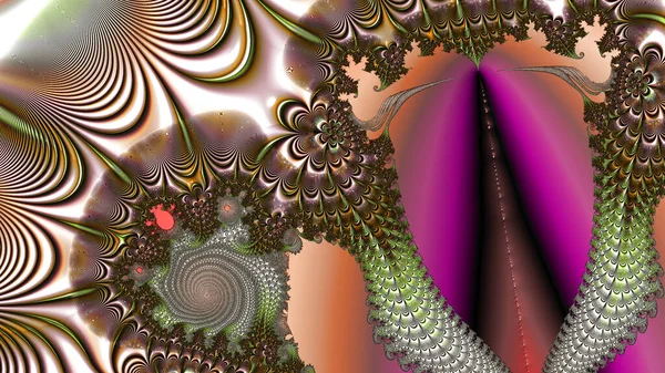 Αφηρημένος Υπολογιστής Που Δημιουργείται Fractal Σχεδιασμός Φράκταλ Είναι Ένα Ατέρμονο — Φωτογραφία Αρχείου