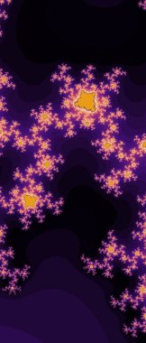 Soyut Bilgisayar Fraktal Tasarımı. Fraktal hiç bitmeyen bir desen. Fraktallar, farklı ölçeklerde kendine benzeyen sonsuz derecede karmaşık kalıplardır.