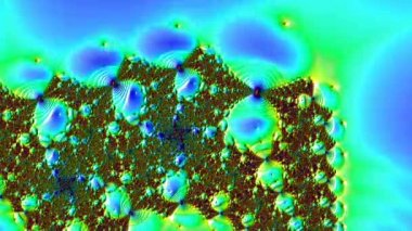 Soyut Bilgisayar Fraktal Tasarımı. Fraktal hiç bitmeyen bir desen. Fraktallar, farklı ölçeklerde kendine benzeyen sonsuz derecede karmaşık kalıplardır.