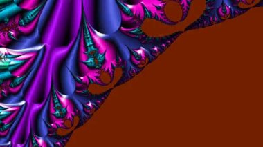 Soyut Bilgisayar Fraktal Tasarımı. Fraktal hiç bitmeyen bir desen. Fraktallar, farklı ölçeklerde kendine benzeyen sonsuz derecede karmaşık kalıplardır.