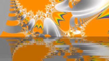 Soyut Bilgisayar Fraktal Tasarımı. Fraktal hiç bitmeyen bir desen. Fraktallar, farklı ölçeklerde kendine benzeyen sonsuz derecede karmaşık kalıplardır.