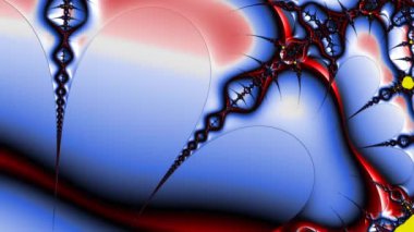 Soyut Bilgisayar Fraktal Tasarımı. Fraktal hiç bitmeyen bir desen. Fraktallar, farklı ölçeklerde kendine benzeyen sonsuz derecede karmaşık kalıplardır.