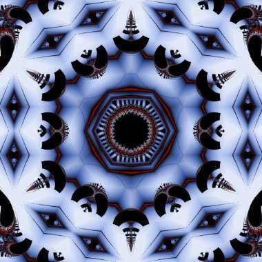 Soyut Bilgisayar Fraktal Tasarımı. Fraktal hiç bitmeyen bir desen. Fraktallar, farklı ölçeklerde kendine benzeyen sonsuz derecede karmaşık kalıplardır.