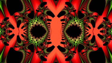 Soyut Bilgisayar Fraktal Tasarımı. Fraktal hiç bitmeyen bir desen. Fraktallar, farklı ölçeklerde kendine benzeyen sonsuz derecede karmaşık kalıplardır.