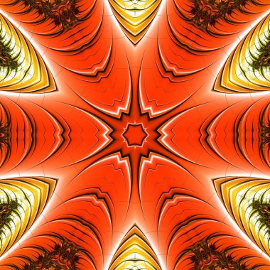 Soyut Bilgisayar Fraktal Tasarımı. Fraktal hiç bitmeyen bir desen. Fraktallar, farklı ölçeklerde kendine benzeyen sonsuz derecede karmaşık kalıplardır.