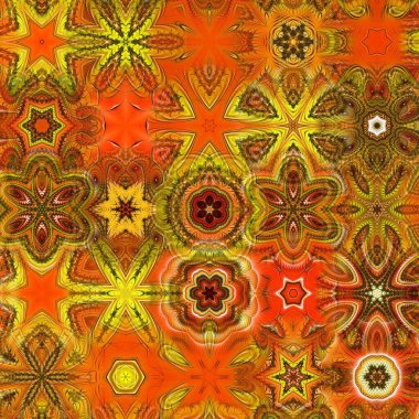 Soyut Bilgisayar Fraktal Tasarımı. Fraktal hiç bitmeyen bir desen. Fraktallar, farklı ölçeklerde kendine benzeyen sonsuz derecede karmaşık kalıplardır.