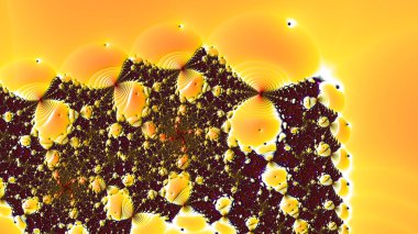 Soyut Bilgisayar Fraktal Tasarımı. Fraktal hiç bitmeyen bir desen. Fraktallar, farklı ölçeklerde kendine benzeyen sonsuz derecede karmaşık kalıplardır.