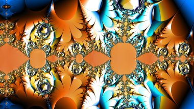 Soyut Bilgisayar Fraktal Tasarımı. Fraktal hiç bitmeyen bir desen. Fraktallar, farklı ölçeklerde kendine benzeyen sonsuz derecede karmaşık kalıplardır.