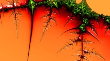 Soyut Bilgisayar Fraktal Tasarımı. Fraktal hiç bitmeyen bir desen. Fraktallar, farklı ölçeklerde kendine benzeyen sonsuz derecede karmaşık kalıplardır.