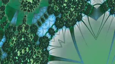 Soyut Bilgisayar Fraktal Tasarımı. Fraktal hiç bitmeyen bir desen. Fraktallar, farklı ölçeklerde kendine benzeyen sonsuz derecede karmaşık kalıplardır.