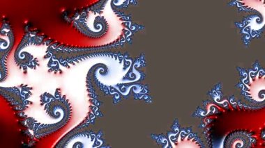 Soyut Bilgisayar Fraktal Tasarımı. Fraktal hiç bitmeyen bir desen. Fraktallar, farklı ölçeklerde kendine benzeyen sonsuz derecede karmaşık kalıplardır.