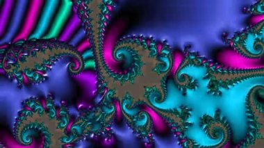 Soyut Bilgisayar Fraktal Tasarımı. Fraktal hiç bitmeyen bir desen. Fraktallar, farklı ölçeklerde kendine benzeyen sonsuz derecede karmaşık kalıplardır.