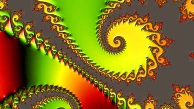 Soyut Bilgisayar Fraktal Tasarımı. Fraktal hiç bitmeyen bir desen. Fraktallar, farklı ölçeklerde kendine benzeyen sonsuz derecede karmaşık kalıplardır.