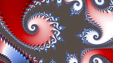 Soyut Bilgisayar Fraktal Tasarımı. Fraktal hiç bitmeyen bir desen. Fraktallar, farklı ölçeklerde kendine benzeyen sonsuz derecede karmaşık kalıplardır.