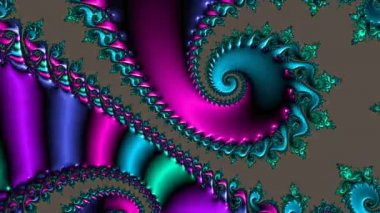 Soyut Bilgisayar Fraktal Tasarımı. Fraktal hiç bitmeyen bir desen. Fraktallar, farklı ölçeklerde kendine benzeyen sonsuz derecede karmaşık kalıplardır.