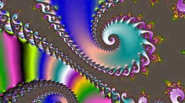 Soyut Bilgisayar Fraktal Tasarımı. Fraktal hiç bitmeyen bir desen. Fraktallar, farklı ölçeklerde kendine benzeyen sonsuz derecede karmaşık kalıplardır.