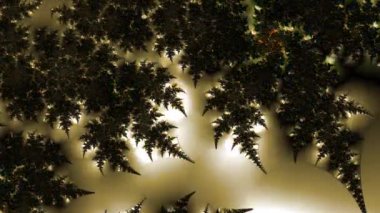 Soyut Bilgisayar Fraktal Tasarımı. Fraktal hiç bitmeyen bir desen. Fraktallar, farklı ölçeklerde kendine benzeyen sonsuz derecede karmaşık kalıplardır.