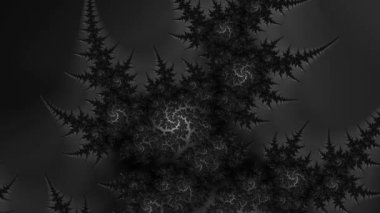 Soyut Bilgisayar Fraktal Tasarımı. Fraktal hiç bitmeyen bir desen. Fraktallar, farklı ölçeklerde kendine benzeyen sonsuz derecede karmaşık kalıplardır.