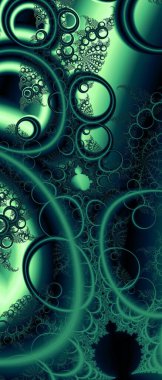 Soyut Bilgisayar Fraktal Tasarımı. Fraktal hiç bitmeyen bir desen. Fraktallar, farklı ölçeklerde kendine benzeyen sonsuz derecede karmaşık kalıplardır.