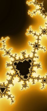 Soyut Bilgisayar Fraktal Tasarımı. Fraktal hiç bitmeyen bir desen. Fraktallar, farklı ölçeklerde kendine benzeyen sonsuz derecede karmaşık kalıplardır.