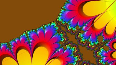 Soyut Bilgisayar Fraktal Tasarımı. Fraktal hiç bitmeyen bir desen. Fraktallar, farklı ölçeklerde kendine benzeyen sonsuz derecede karmaşık kalıplardır.