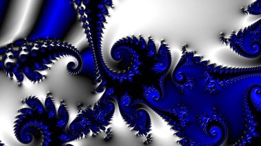 Soyut Bilgisayar Fraktal Tasarımı. Fraktal hiç bitmeyen bir desen. Fraktallar, farklı ölçeklerde kendine benzeyen sonsuz derecede karmaşık kalıplardır.