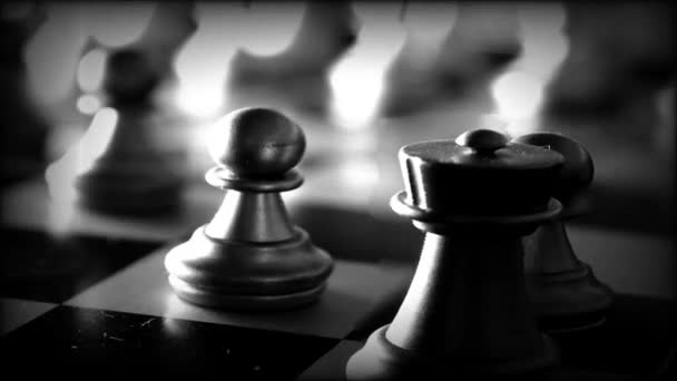 ビジネスゲームチェスボードゲームとの競争戦略 — ストック動画