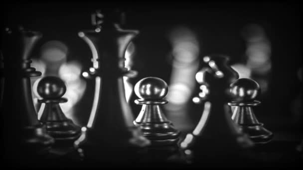 ビジネスゲームチェスボードゲームとの競争戦略 — ストック動画