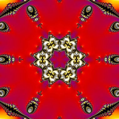 Soyut Bilgisayar Fraktal Tasarımı. Fraktal hiç bitmeyen bir desen. Fraktallar, farklı ölçeklerde kendine benzeyen sonsuz derecede karmaşık kalıplardır.