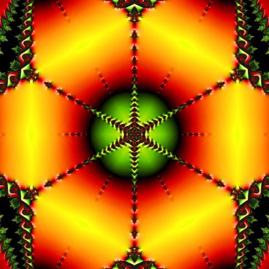 Soyut Bilgisayar Fraktal Tasarımı. Fraktal hiç bitmeyen bir desen. Fraktallar, farklı ölçeklerde kendine benzeyen sonsuz derecede karmaşık kalıplardır.