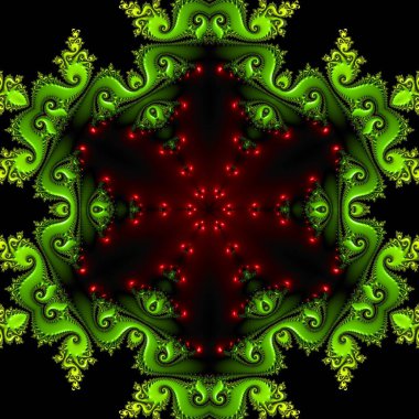 Soyut Bilgisayar Fraktal Tasarımı. Fraktal hiç bitmeyen bir desen. Fraktallar, farklı ölçeklerde kendine benzeyen sonsuz derecede karmaşık kalıplardır.