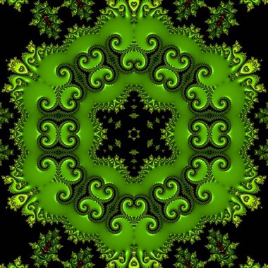 Soyut Bilgisayar Fraktal Tasarımı. Fraktal hiç bitmeyen bir desen. Fraktallar, farklı ölçeklerde kendine benzeyen sonsuz derecede karmaşık kalıplardır.