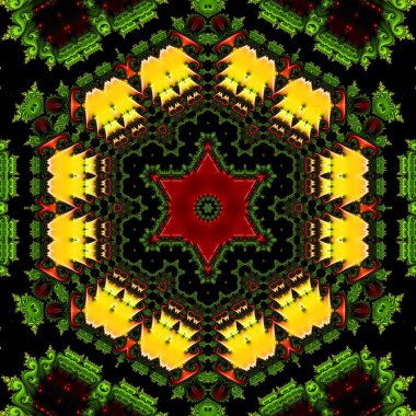 Soyut Bilgisayar Fraktal Tasarımı. Fraktal hiç bitmeyen bir desen. Fraktallar, farklı ölçeklerde kendine benzeyen sonsuz derecede karmaşık kalıplardır.