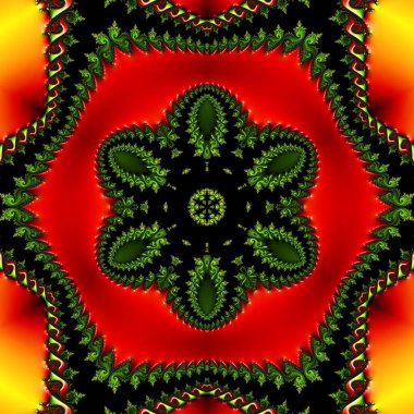 Soyut Bilgisayar Fraktal Tasarımı. Fraktal hiç bitmeyen bir desen. Fraktallar, farklı ölçeklerde kendine benzeyen sonsuz derecede karmaşık kalıplardır.